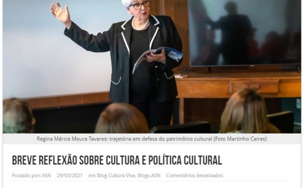 Breve reflexão sobre Cultura e Política Cultural